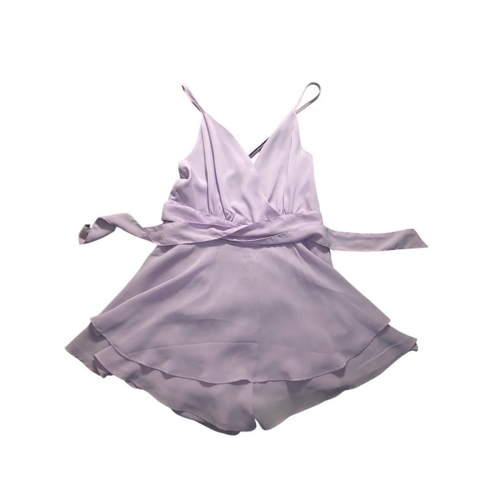 Unbranded Lilac Halter Romper SZ SM